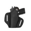 Barsony Black Leather Pancake Gun Holster for SIG 238 Right