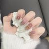 Turkalla Nail Tips, For Hands, 24 Pieces, 12 Different Sizes, 3D Feel, Easy to Apply, Reusable, Fake Nails, Gel Nails, Nails, Hands, Nail Art, Nail Parts, Stylish, Popular Design, Beginners, Coming-of-Age Ceremonies, Weddings, Receptions