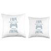 I have Everything Under Control Gamer Cool Funny Controller Throw Pillow