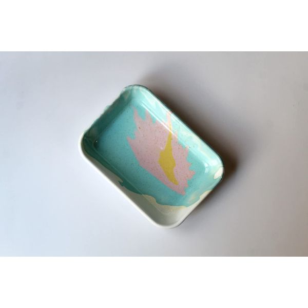 the mia Elifle Unique Collection Enamel Rectangular Serving and Roasting Dish (21(W) x 14(D) x 4(H) Centimeters)