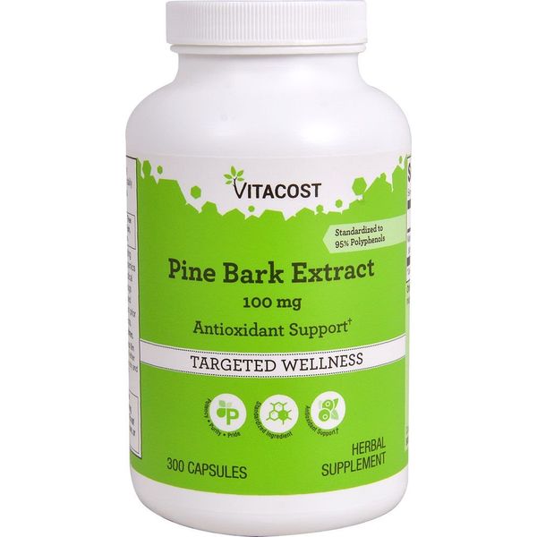 Vitacost Pine Bark Extract - Standardized to 95% OPC -- 100 mg - 300 Capsules
