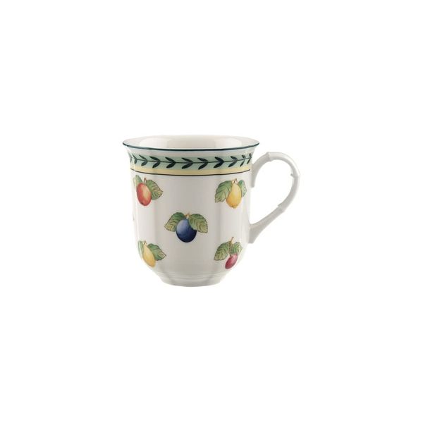 Villeroy & Boch French Garden Fleurence Coffee Mug, 300 ml, Height: 9 cm, Premium Porcelain, White/Multicoloured, 1 Count (Pack of 1)