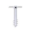 BEACH STATE Beach Umbrella Sand Anchor - Includes Canvas Pouch - White