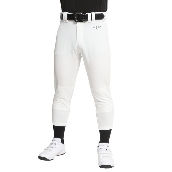 Mizuno 12JD2F6 miz22ss Baseball Uniform Pants, Practice Pants, White, Gachi Pants, Logo Included, GACHI Pants, white