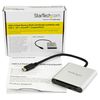 StarTech.com USB 3.0 Flash Memory Multi-Card Reader/Writer with USB-C - SD microSD and CompactFlash Card Reader w/ Integrated USB-C Cable (FCREADU3C)