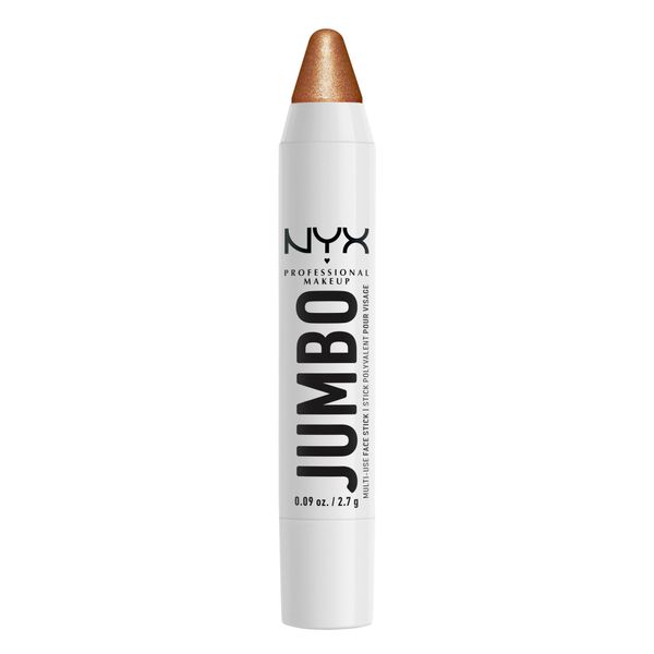 NYX Professional Makeup Schimmernder Highlighter Stift für das Gesicht, Für individuelle Looks und intensive Farbe, mit pflegenden Ölen, Jumbo Highlighting Stick, Farbe: Apple Pie, 1 Stück