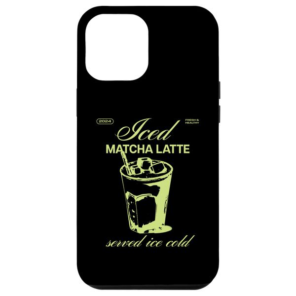Hülle für iPhone 13 Pro Max ICED MATCHA LATTE X GRÜNER TEE - Eiskaffee Eis Kaffee Matcha