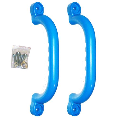KidWise 10 Inch Safety Hand Grips for Playsets, Set of 2 - Blue