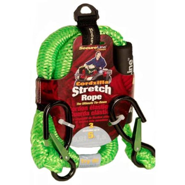 Crawford-Lehigh CZB3 Stretch Rope, 3-Feet, Green