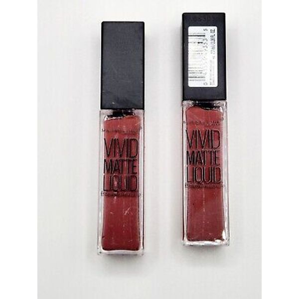 2x Maybelline Vivid Matte Liquid Lip Color~# 02 Grey Envy