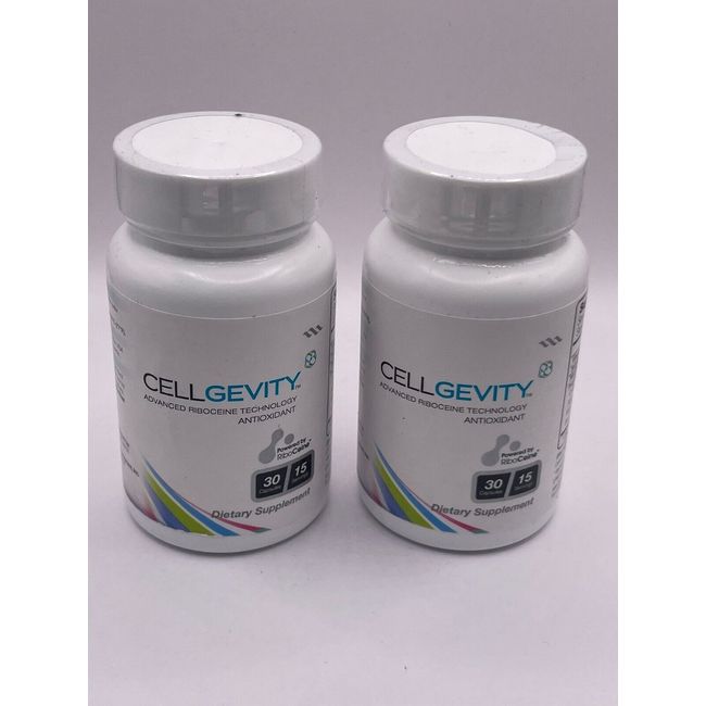 Pack of 2 CellGevity Advanced Riboceine Technology 60Cap 07/2025 Free Shipping!