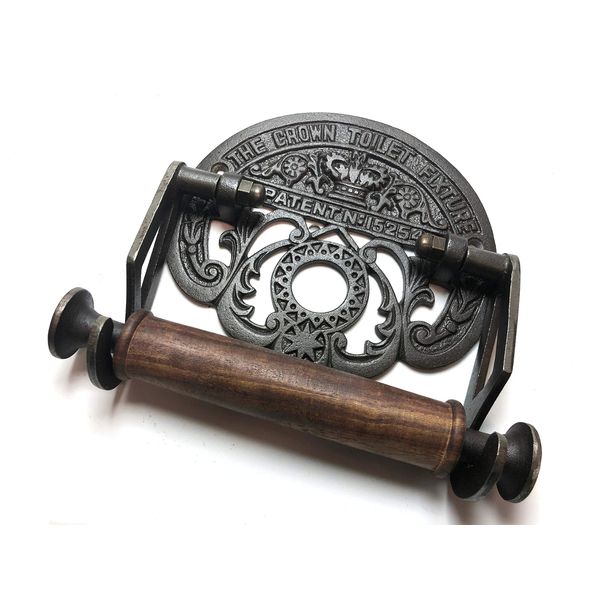 Bowley & Jackson Traditional Crown vintage design victorian wall mounted toilet loo roll holder