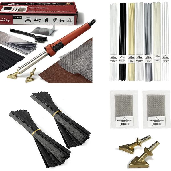 Plastic Welding Repair Premium Bundle Kit - for Bumper, Dashboard, Kayak, Canoe
