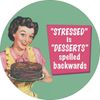 Stressed Dessert Cake Medicine Vitamin Pill Box