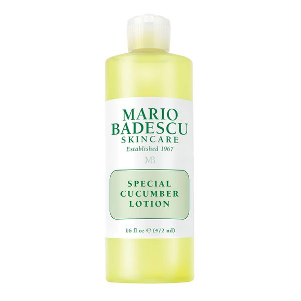 Mario Badescu Special Cucumber Lotion | Non-Drying & Non-Irritating Facial Toner for Removing Excess Oil & Drying Up Breakouts | Revitalizing, Clarifying Astringent for Face | 16 Fl. Oz.