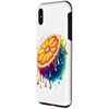 Colorful Splash Art Lemon Lemons Case for iPhone XS Max