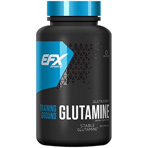 EFX Sports GlutaZorb Glutamine, Vegan-Based, Enzymatically Fermented, Highly Concentrated Form of Glutamine, 120 Capsules (60 Servings)