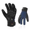 Vgo... Work Gloves Men Touchscreen, Utility Safety Working Gloves Multi Purpose for Warehouse Delivery Light&Medium Duty, 1 pair