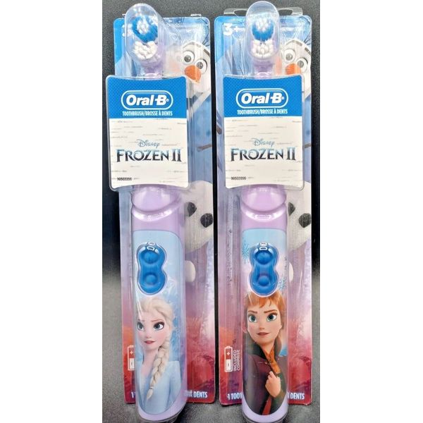 Oral-B Kids Battery Powered Electric Toothbrush Featuring Disney's Frozen 2PK