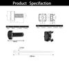 Server Rack Mounting Screws and Cage Nuts, M6 for Server Racks, Cabinets, Rack Mount Screws and Square Insert Nuts W/Self-Locking Cable Ties (50)