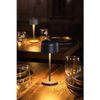 Olympia Siena Table Lamp Round Dome Grey - 200mm