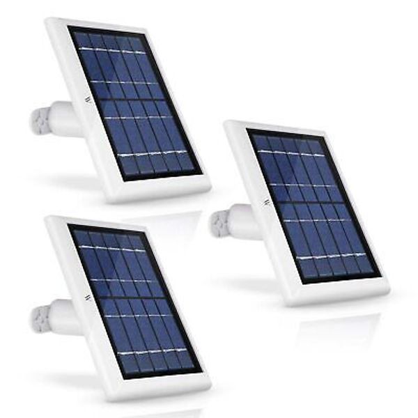 Solar Power Panel for Arlo Essential Camera Weatherproof Outdoor (3 Pack)