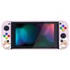 eXtremeRate PlayVital Switch Console Compatible Back Cover, NS Joycon Handheld Controller Detachable Protector Hard Shell Customized Dockable Protective Case for Switch [Kitten & Chicken Version]