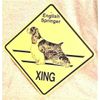 English Springer Dog Xing Sign