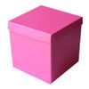 Pearlised Fuschia 150mm Cube Rigid Box & Lid