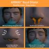 AIRMAX Nasal Dilator for Better Sleep - Natural, Comfortable, Anti Snoring Device, Snoring Solution for Maximum Airflow and Easier Breathing (Medium - Clear)