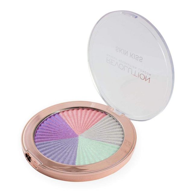 Revolution Make Up Revoluton London Skin Kiss Dream Kiss Inhalt: 14g Super intense skin-Loving Highlighter für extra Strahlen im Gesicht und Körper.