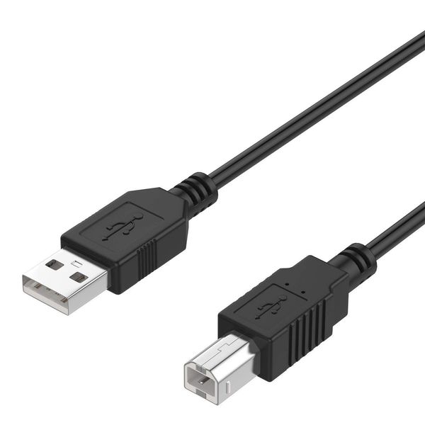 KONKIN BOO 6ft USB Cable Data Sync Cord for Pyle Pro PTED06 7-Pad Electronic Drum Machine