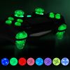Controller Parts for Ps4, Luminated Led Kit 8 Colors 19 Modes Diy Replacement Controller Screwdriver Repair Kit for Controller