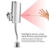 AYNEFY Automatic Sensor Urinal Valve,Wall Mounted Automatic Sensor Touchless Bathroom Toilet Urinal Flush Valve Infrared Intelligent Sensor Urinal Flush Valve