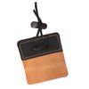 Windfulogo Square Leather Archery Finger Tab Long Bow Hand Protector for Right Hand Black