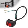 7/8" Motorcycle Handlebar Kill ON-OFF Latching Switch 12V Scooter ATV Bike