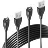 2Pcs 010-12491-01 USB-A Charger Cable Kit For Multiple Garmin Watch Devices