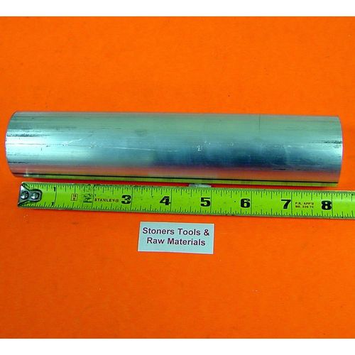 1-3/4" Aluminum 6061 Round Rod BAR 8" Long +.07"/-0 Solid T6511 New 1.75" OD Extruded BAR Lathe Stock L8