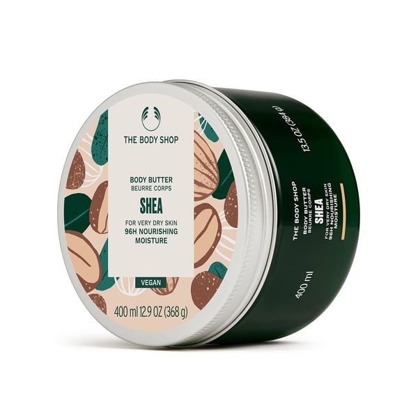 The Body Shop Official Body Butter, Shea, 13.5 fl oz (400 ml), Genuine Product