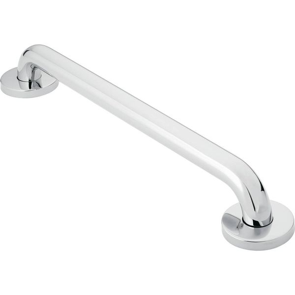 Moen R8718PS Home Care Bathroom Safety 18-Inch Grab Bar with Concealed Screws, Polished Stainless