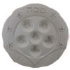 Ivory Ceramic Round Seder Plate with Stones