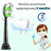 Aoremon Replacement Heads for Philips Sonicare Toothbrush DiamondClean, Black, Pack of 10