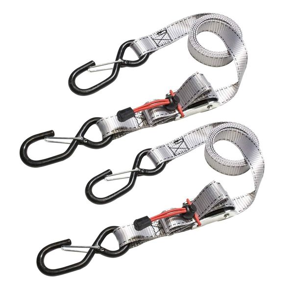 Master Lock Lashing Strap Set with S-Hooks, 1.8 m