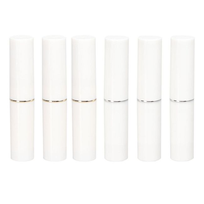 6pcs Lip Gloss Making Container Empty Lip Balm Tubes Refillable Empty Tubes