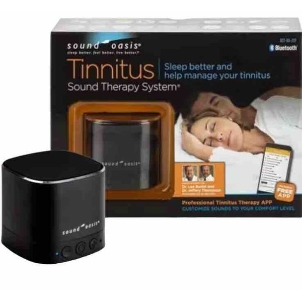 Sound Oasis Tinnitus Sound Therapy System Bluetooth w/ 20 Sounds BST-80-20T