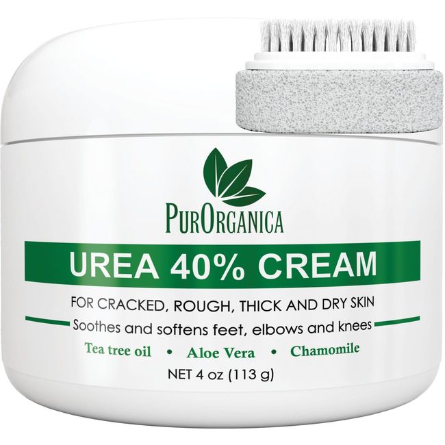 Urea 40% Foot Cream - No Pumice Stone - Callus Remover - Moisturizes & Rehydr...