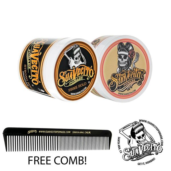 Suavecito Suavecita His And Hers Firme (Strong) Hold Pomade 2 Pack