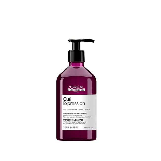 L'Oreal Professionnel Curl Expression Anti Buildup Shampoo | Gently Cleanses & Eliminates Buildup | For Curly and Coily Hair Types | Sulfate, Paraben & Silicone Free | 16.9 Fl. Oz.