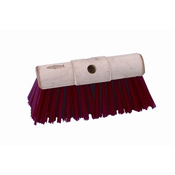 Head Only 13'' 2 Hole Orange PVC Brush - P12