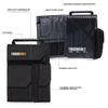 ToughBuilt - Organizer + Grid Notebook (Large) - Quick Access, Note Taking/Note Pad, Shoulder Strap Compatible, 3 External Quick-Access Accessory Pockets, Heavy-Duty Construction - (TB-56-L-C-UK)